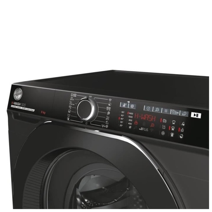 Lave-linge hublot HOOVER H-WASH 500 HWP49AMBCR/1-S - 9 kg - Induction