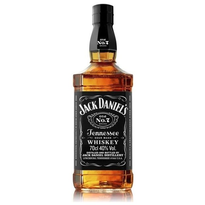 Whiskey Jack Daniel's n°7 - Tennessee whiskey - USA - 40%vol - 70cl