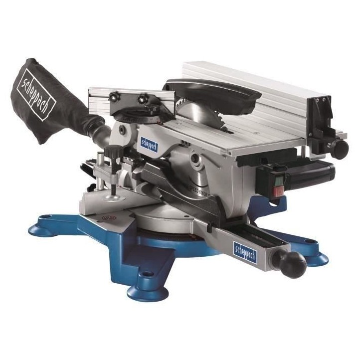 Scie a onglet pendulaire SCHEPPACH - 254 mm 1800 W - Table supérieure