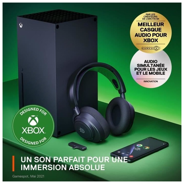 Casque-Micro Gaming SteelSeries Arctis Nova 7X Sans Fil Multiplateform