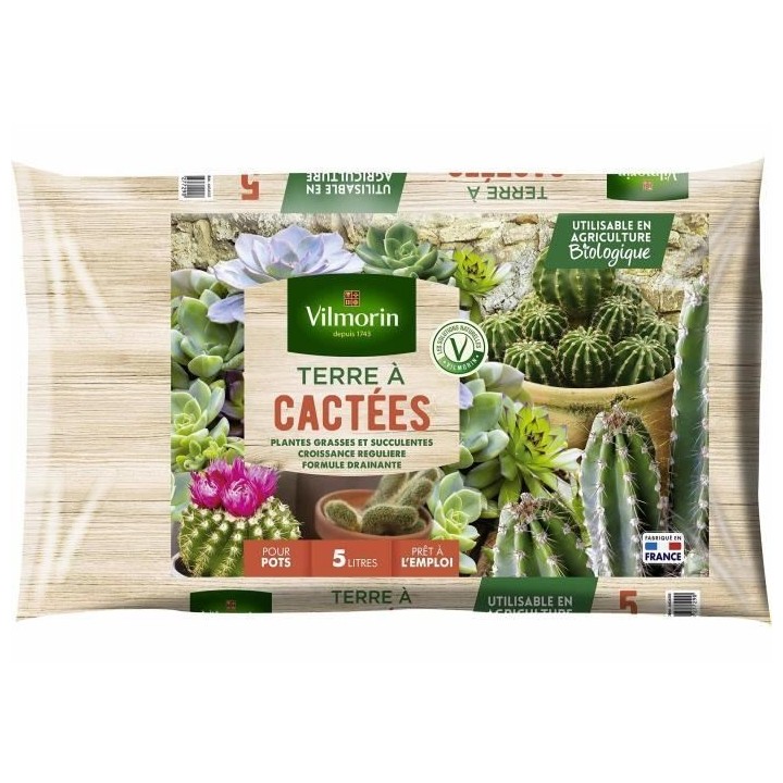 Terre a cactées - VILMORIN - 5 L