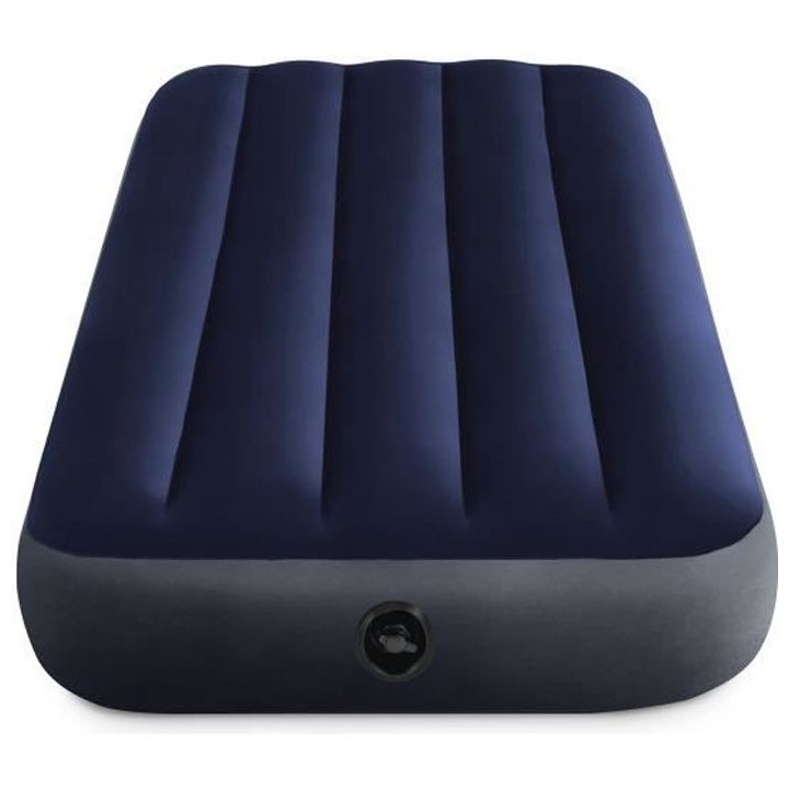 INTEX Matelas Gonflable Classic Downy Fiber Tech 1 Place - 191 x 76 x