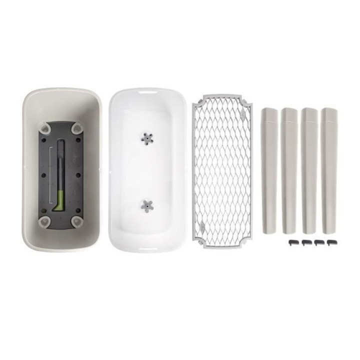 ELHO Noa Potager Sur Pied - Gris - L 79 x B 39 x H 94 cm - culture et