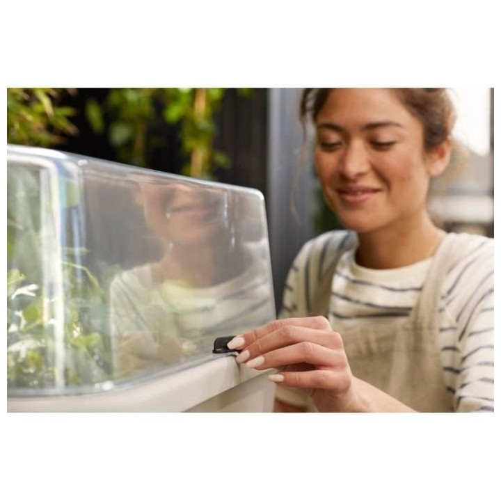 ELHO Noa Potager Sur Pied - Gris - L 79 x B 39 x H 94 cm - culture et