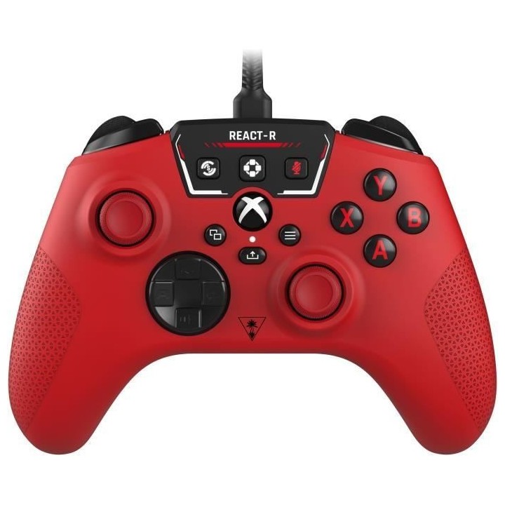 Manette de jeu filaire - TURTLE BEACH - REACT-R - Rouge - Xbox & Windo