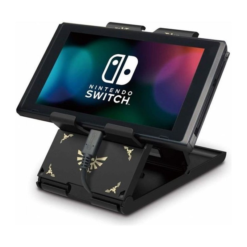 Hori Playstand Zelda - Support Pour Console Nintendo Switch - Design Zelda - Licence officielle Nintendo