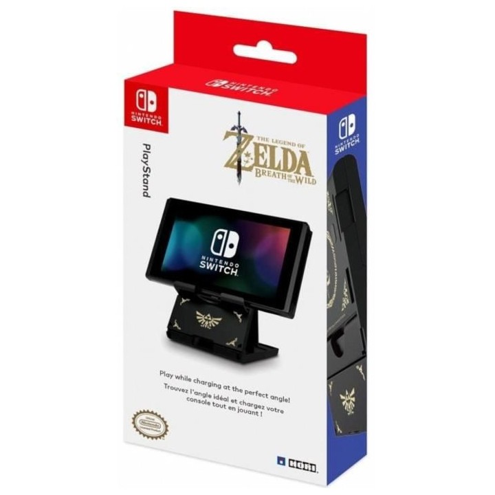 Hori Playstand Zelda - Support Pour Console Nintendo Switch - Design Z