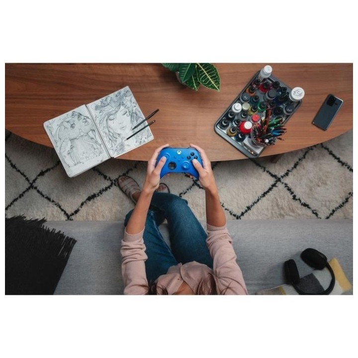 Manette Xbox Sans Fil Shock Blue