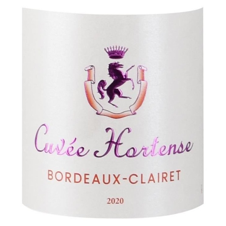 Cuvée Hortense 2021 Bordeaux Clairet - Vin rosé de Bordeaux