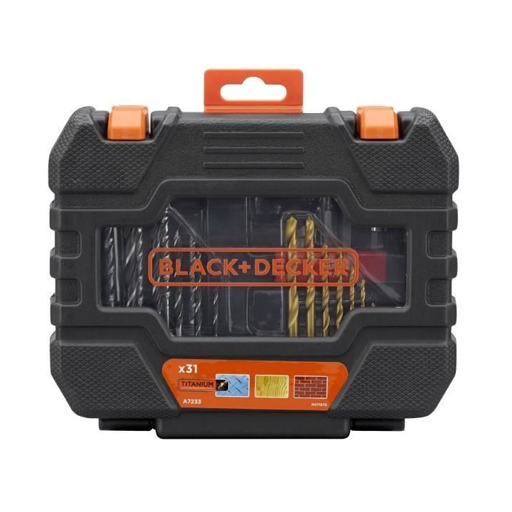 Coffret Vissage Perçage (31 Accessoires) BLACK+DECKER - A7233-XJ