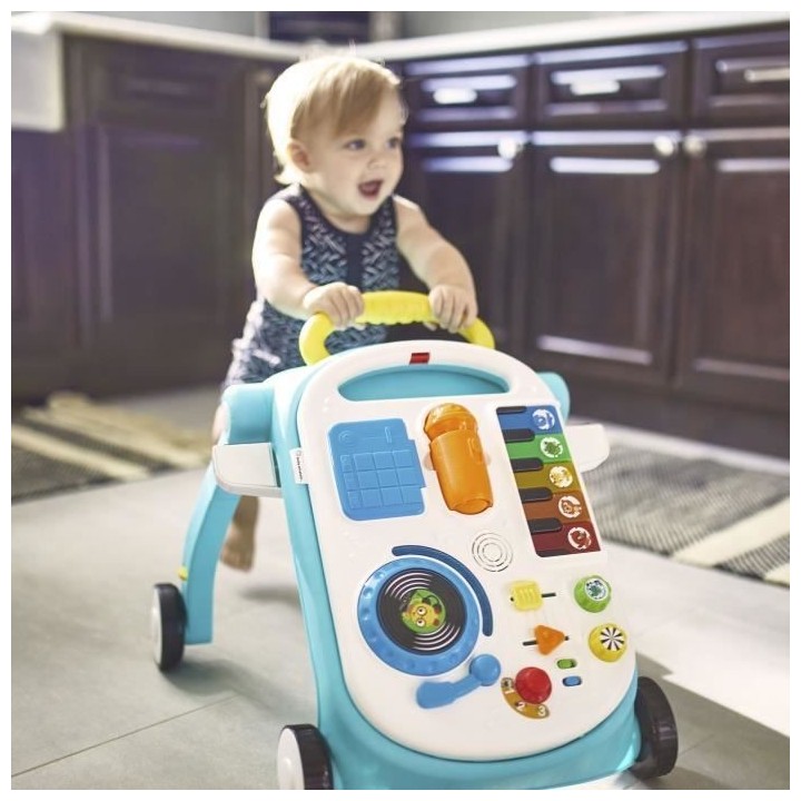 Trotteur et Table d'Activité 4 en 1 Jouet Musical - BABY EINSTEIN - M