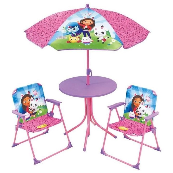 Mobilier de jardin - FUN HOUSE - Salon de jardin Gabby et la Maison Ma