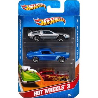 HOT WHEELS Coffret de 3 voitures (modele aléatoire)