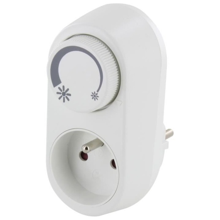 Variateur Chacon - 54041 - Prise dimmer - Blanc