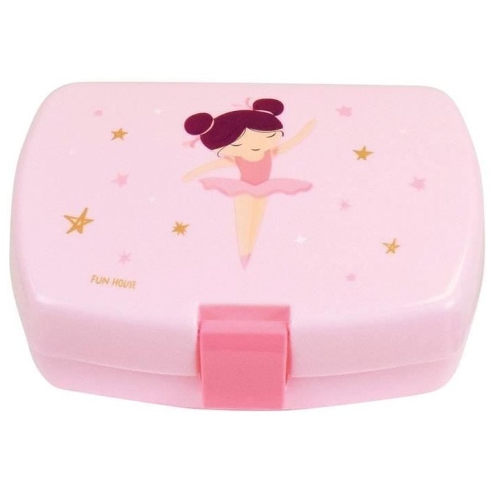 BALLERINE - Lot vaisselle pour enfant avec verre, assiette creuse, ass