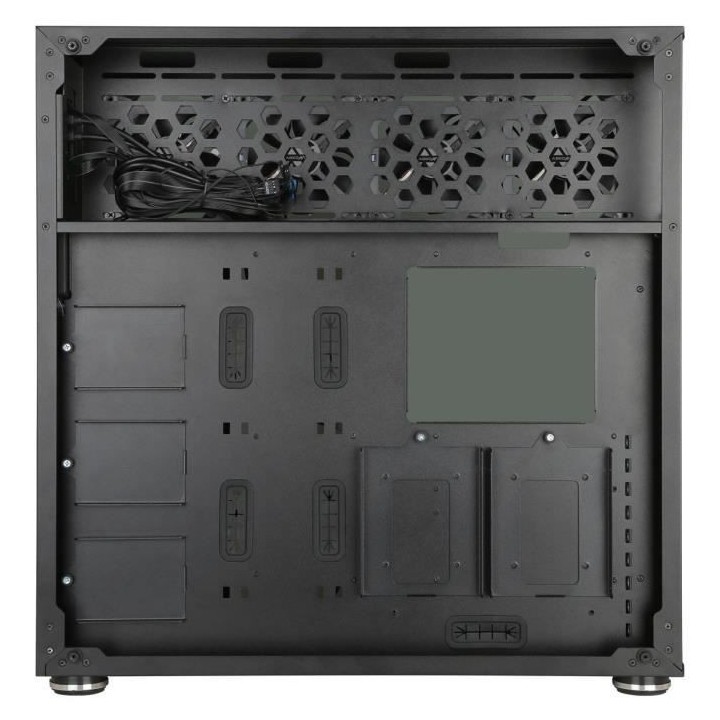 ABKONCORE BOITIER PC R780 Sync - rétro éclairage RGB - Noir - Verre