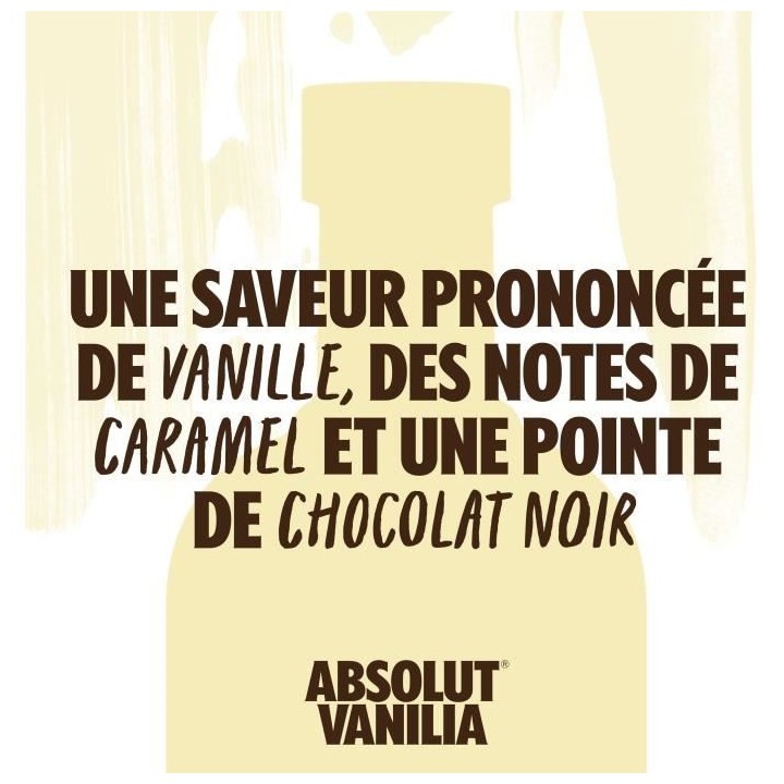 Absolut - Vanille - Vodka aromatisée - 38,0% Vol.