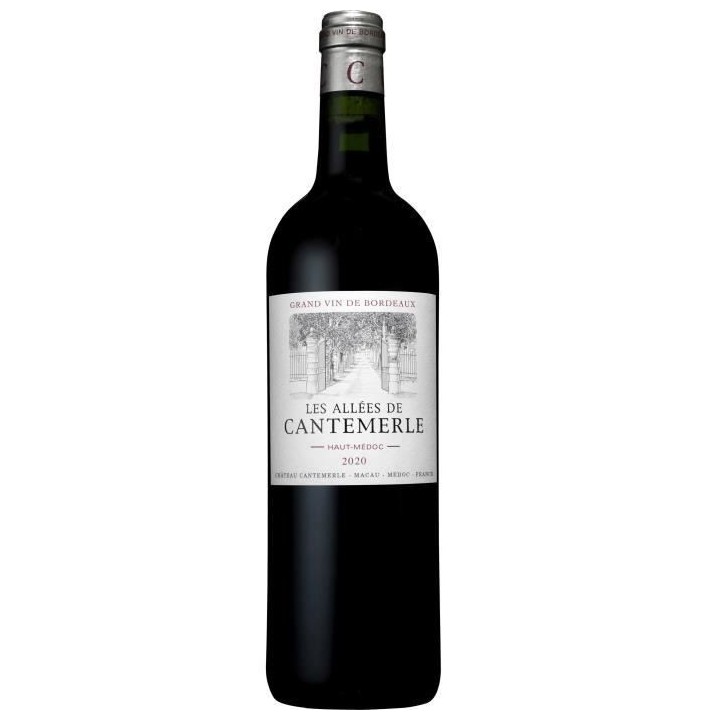 Les Allées de Cantemerle 2020 Haut-Médoc - Vin rouge de Bordeaux
