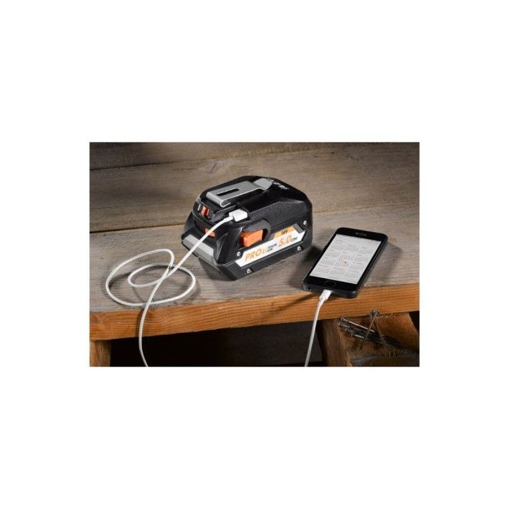 Adaptateur AEG 18V avec prise USB sans batterie ni chargeur BHJ18C-0