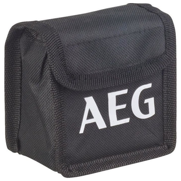 AEG Mesure laser CLR215-B, portée 15 m, laser rouge, 2 lignes, avec 1