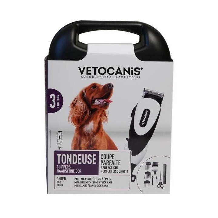 AIME Coffret Tondeuse électrique - 12 W - Pour chien