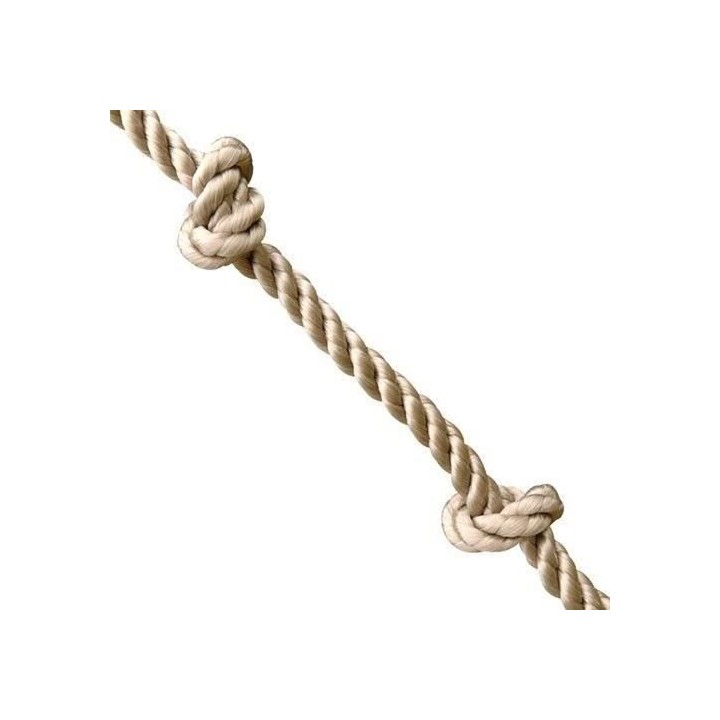 Corde d'escalade avec noeuds pour balançoire TRIGANO - Pour enfants d