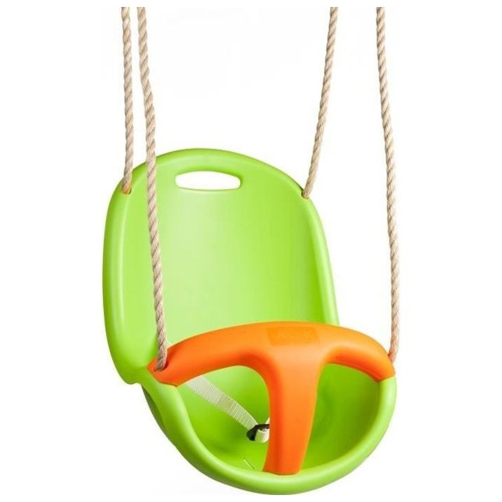 Siege bébé vert et orange BABY'K - pour portique 1,90 a 2,50m - TRIG