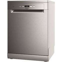 Lave-vaisselle pose libre HOTPOINT HFC3C26FX - 14 couverts - Induction - L60cm - 46 dB - Gris