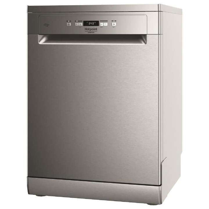 Lave-vaisselle pose libre HOTPOINT HFC3C26FX - 14 couverts - Induction
