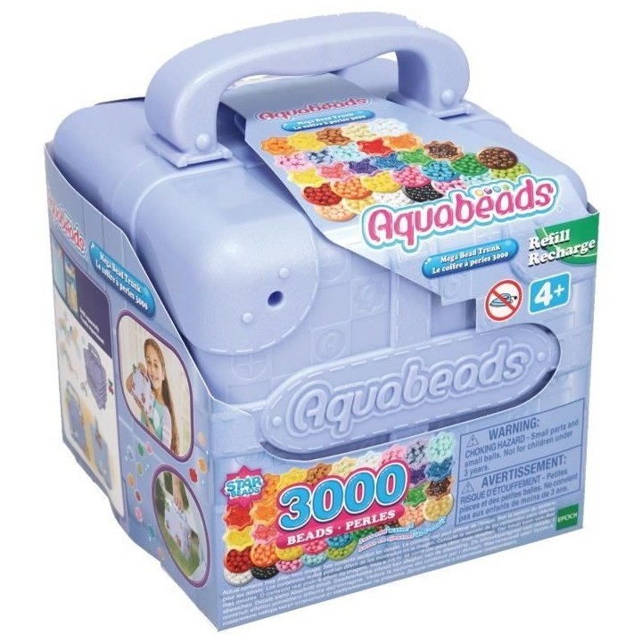 Loisir créatif - AQUABEADS - Coffre a perles 3000 - Multicolore - Enf