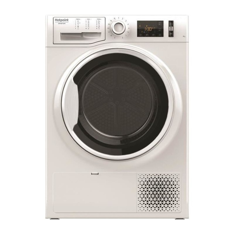 Seche-linge pompe a chaleur HOTPOINT NTM1191WKEU - 9 kg - L60cm - Classe A+ - Blanc