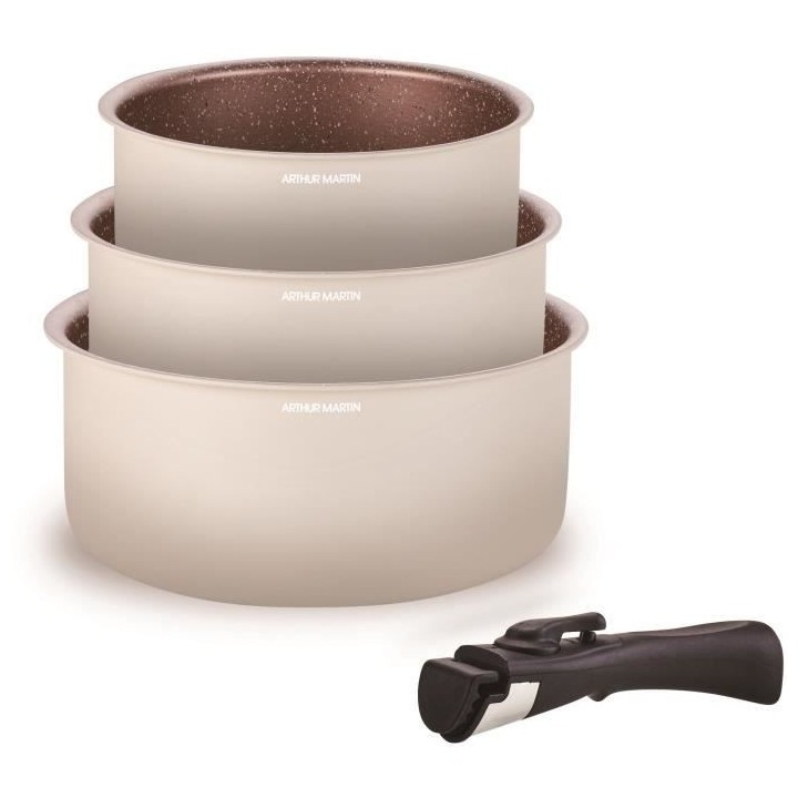 Batterie de cuisine - Tous feux dont induction - ARTHUR MARTIN - AM265