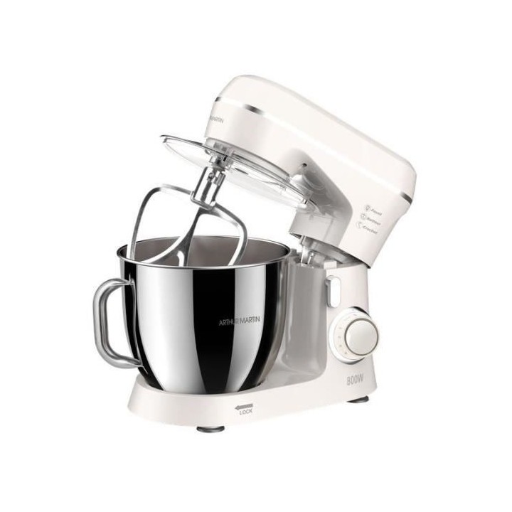 Robot Pâtissier - Arthur Martin - AMP1531 – 800 W - Bol Inox de 4.5