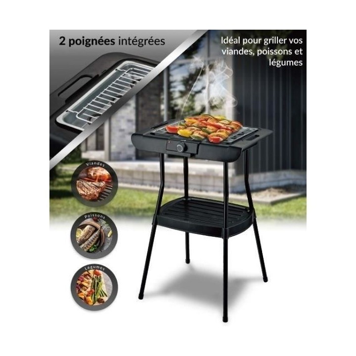 Barbecue Electrique sur pied - FAGOR - FGBB20 - 2000 W - Idéal pour g