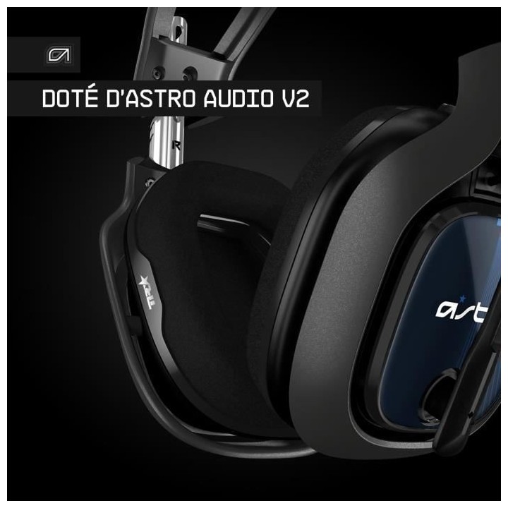 Casque Gamer - Filaire - Logitech G - A40 - Noir et bleu