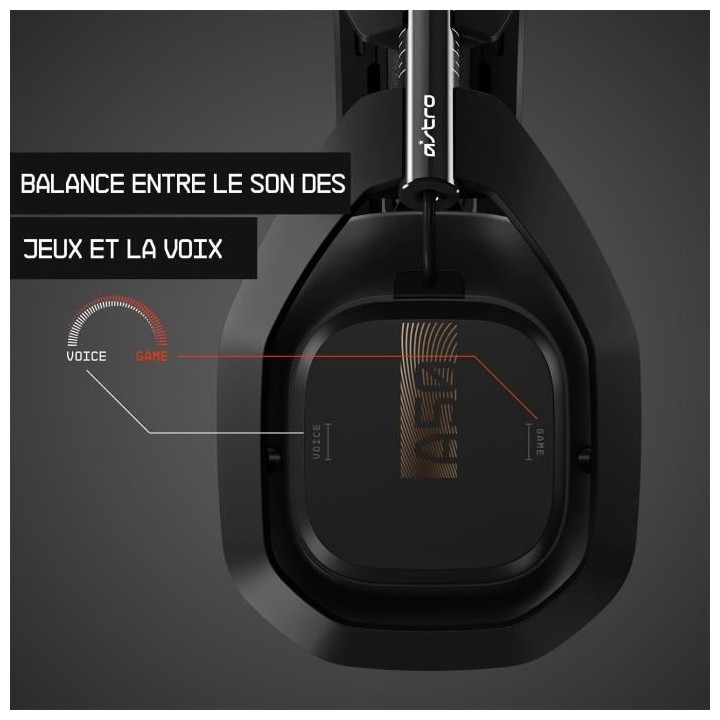 Casque Gamer - Sans fil - Logitech G - A50 - Xbox, PC - Noir