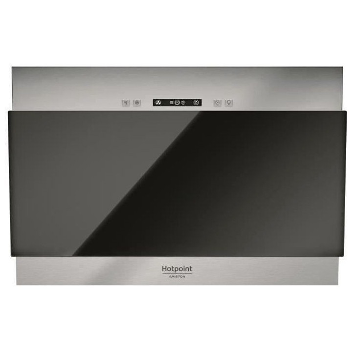 Hotte décorative HOTPOINT HHVP6.4FLLK - L 60 cm - 384 m3 air / h max