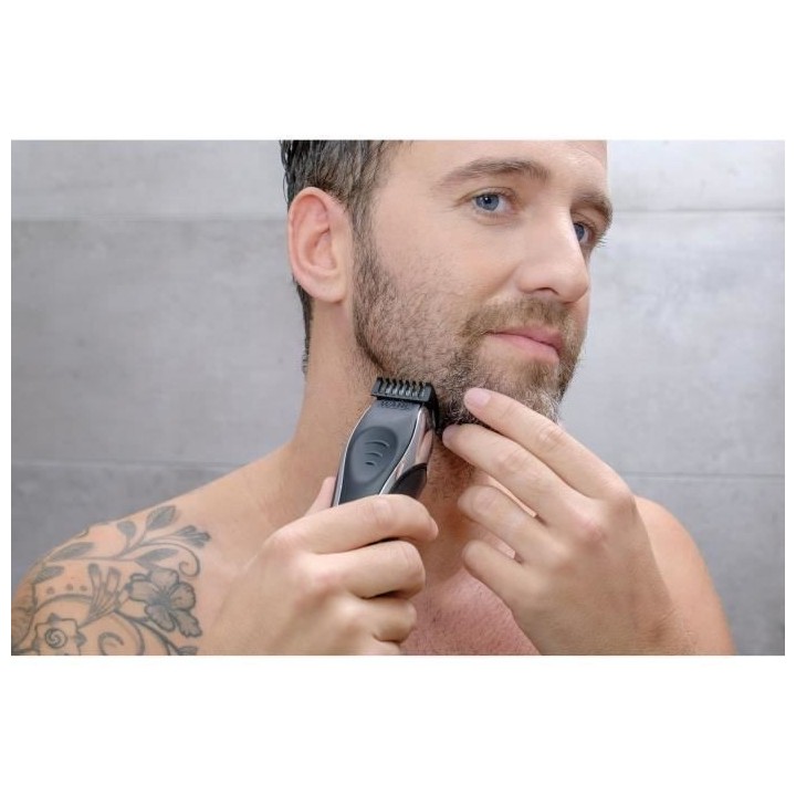 Tondeuse imperméable - WAHL - AQUA GROOM - 6 W - 11 peignes guidage -