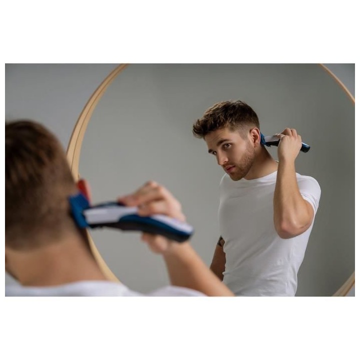 Tondeuse a cheveux - WAHL - COLOR PRO CORDLESS - 3,5 W - 8 sabots - Au