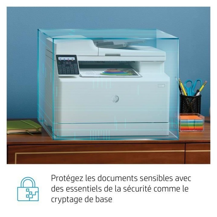 Imprimante multifonction HP Color LaserJet Pro M183fw laser couleur Co
