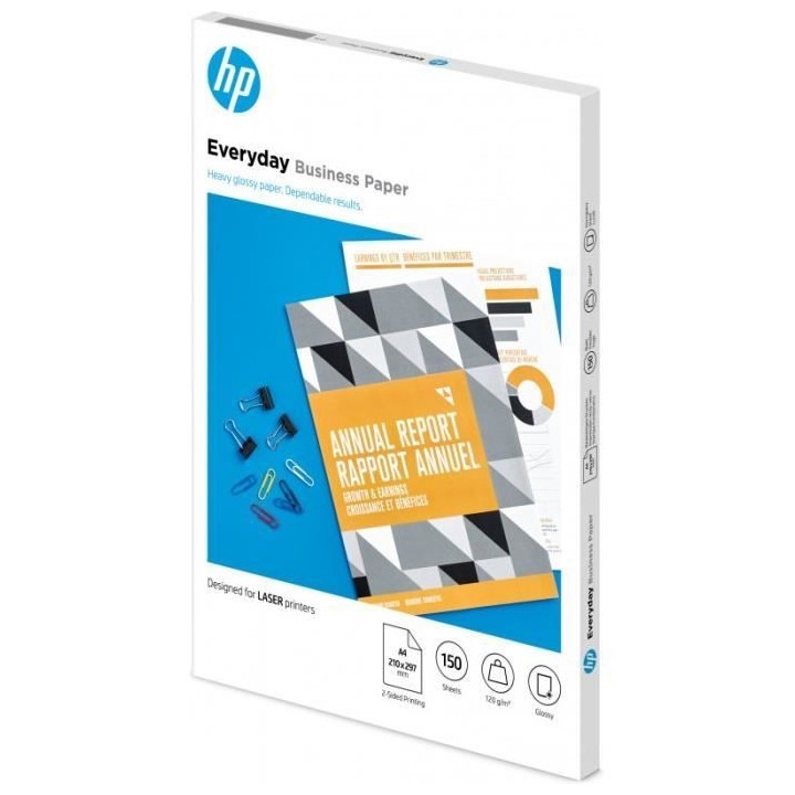 Papier professionnel HP Everyday, brillant, 120 g/m2, A4, 150 feuilles