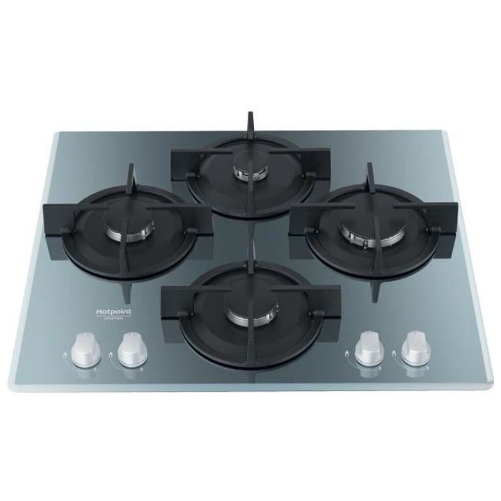 HOTPOINT- HAGD61SICE - Table de cuisson gaz - 4 foyers