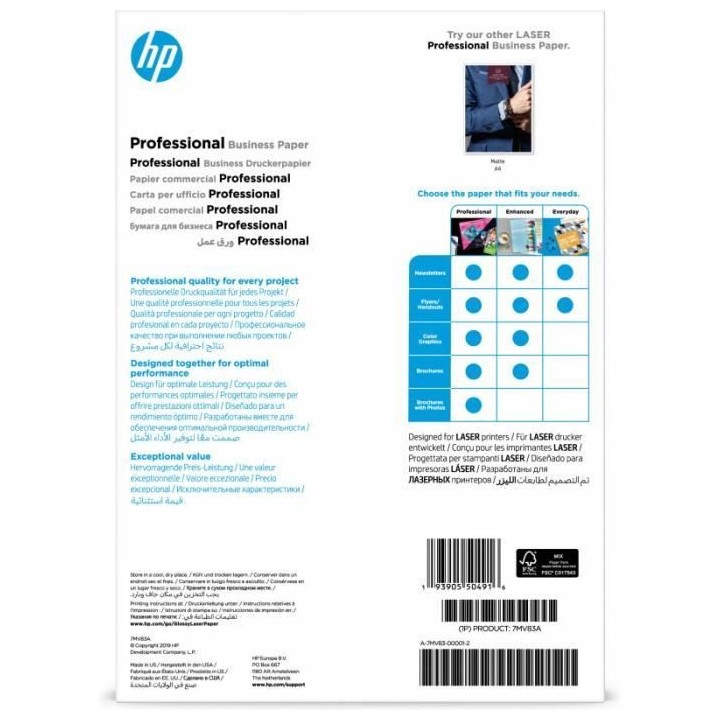 hp - hps supp media products (au   hp prof gls lj a4 200g 150sh fsc pa