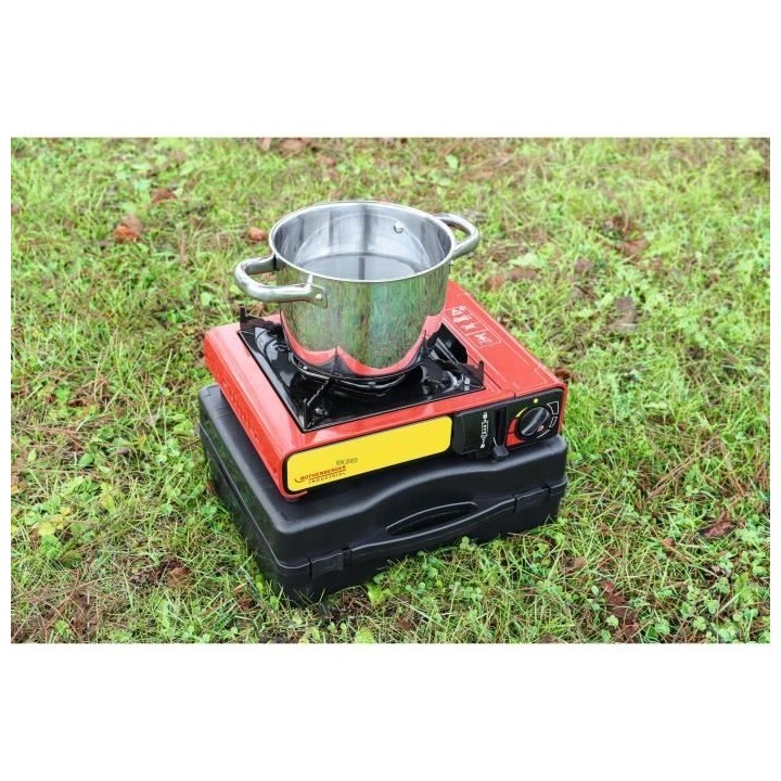 Réchaud a gaz - ROTHENBERGER - GOURMET RS 220 - 2000 W - Rouge et noi