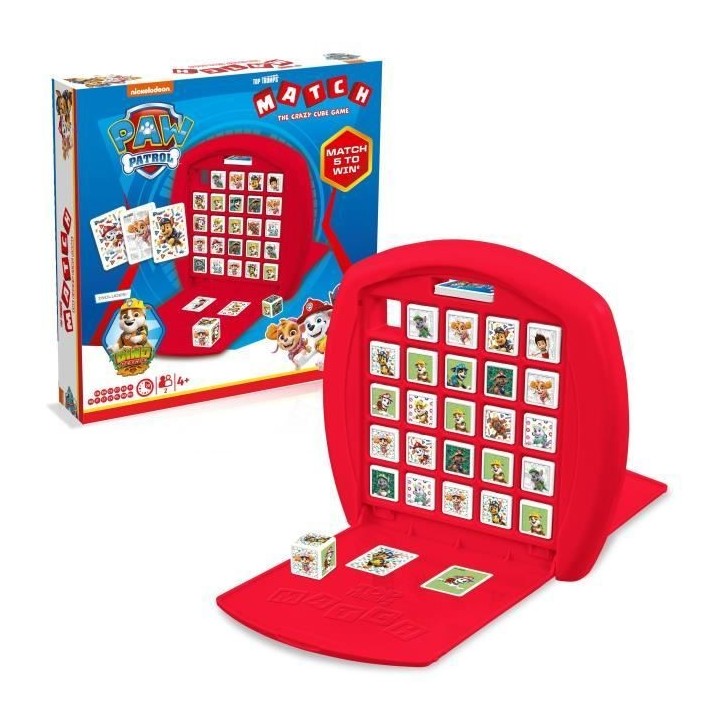 Match La Pat'Patrouille Dino Rescue - Jeu de société - WINNING MOVES