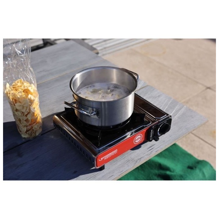 Réchaud a gaz - ROTHENBERGER - PREMIUM RS 220 - 2200 W - Gris et noir