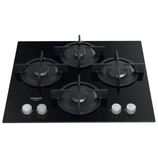 HOTPOINT- HAGS61SBK - Table de cuisson gaz - 4 foyers - 7300W - L55.8