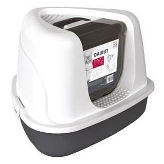 Maison de toilette - Mpets - DAIRUT Noir & Blanc