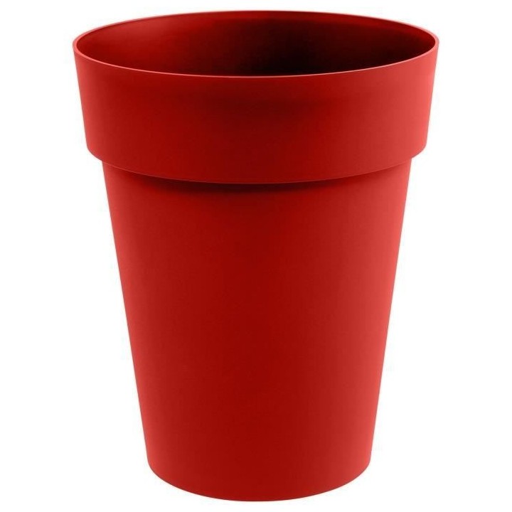 EDA Vase Toscane mi-haut - Ø 44 x 53 cm - 50 L - Rouge rubis