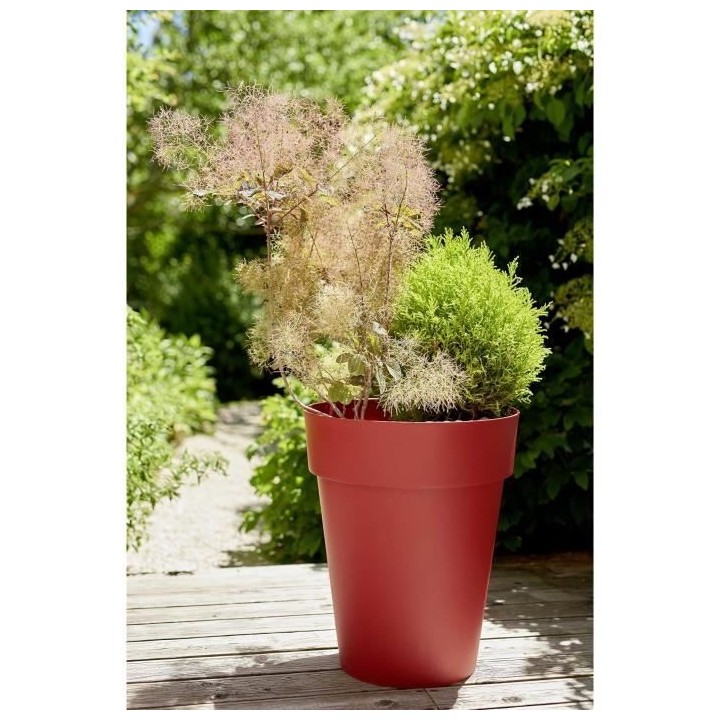EDA Vase Toscane mi-haut - Ø 44 x 53 cm - 50 L - Rouge rubis